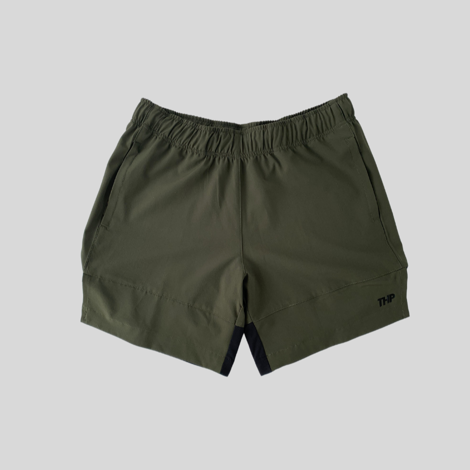 Shorts Dual Tone THP Verde con Negro The Happiness Project