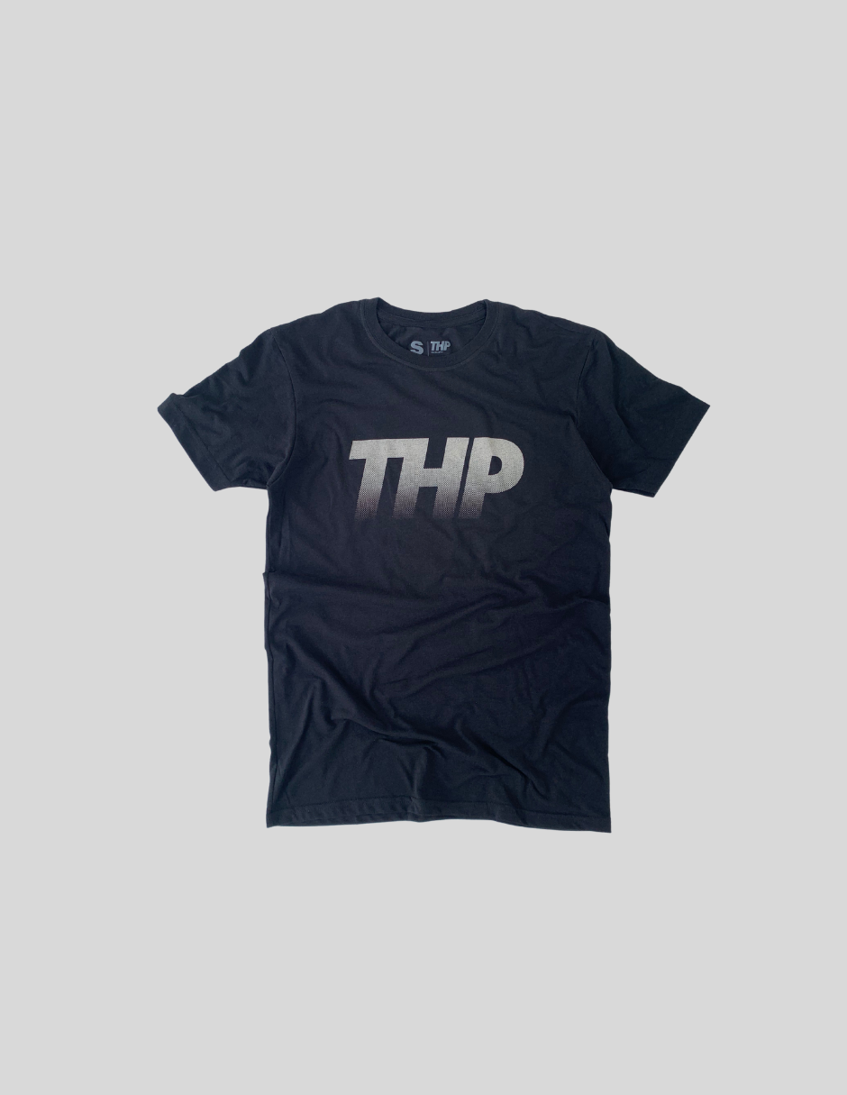 T-Shirt Basic THP Gradient- Edición Limitada Negro The Happiness Project