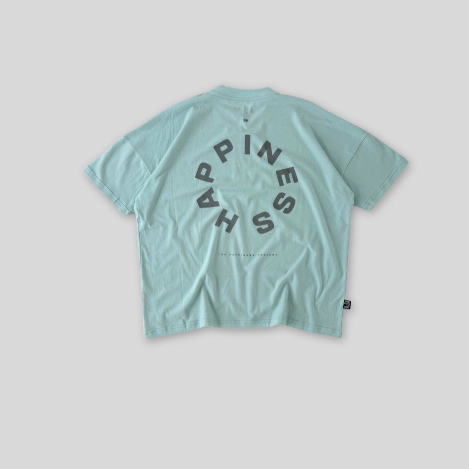 T-shirt Happy Loop Boxy Fit THP Azul The Happiness Project