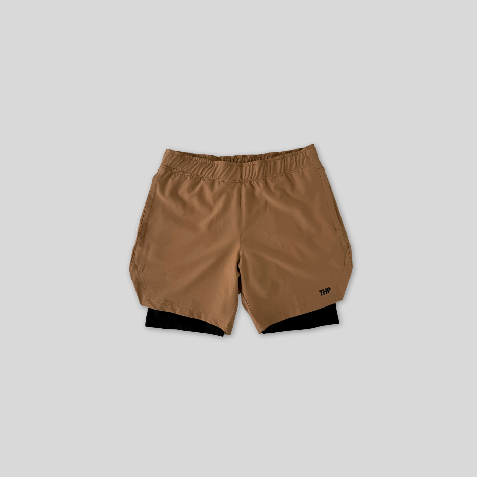 Power Daily Short con Lycra Machiatto con Lycra Negra The Happiness Project