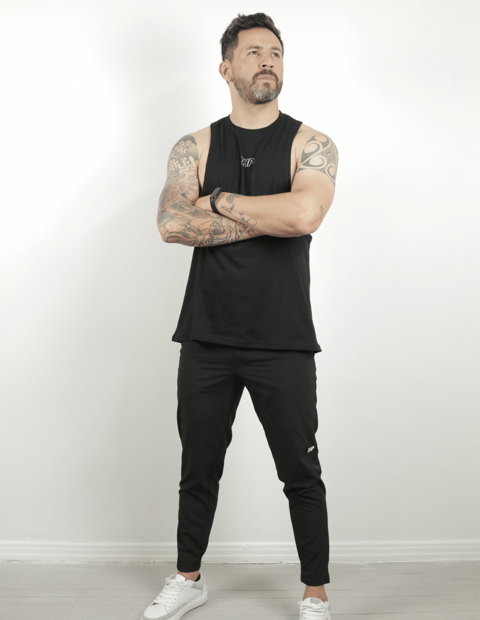 T-shirt HRX THP Muscle Tank Negro The Happiness Project