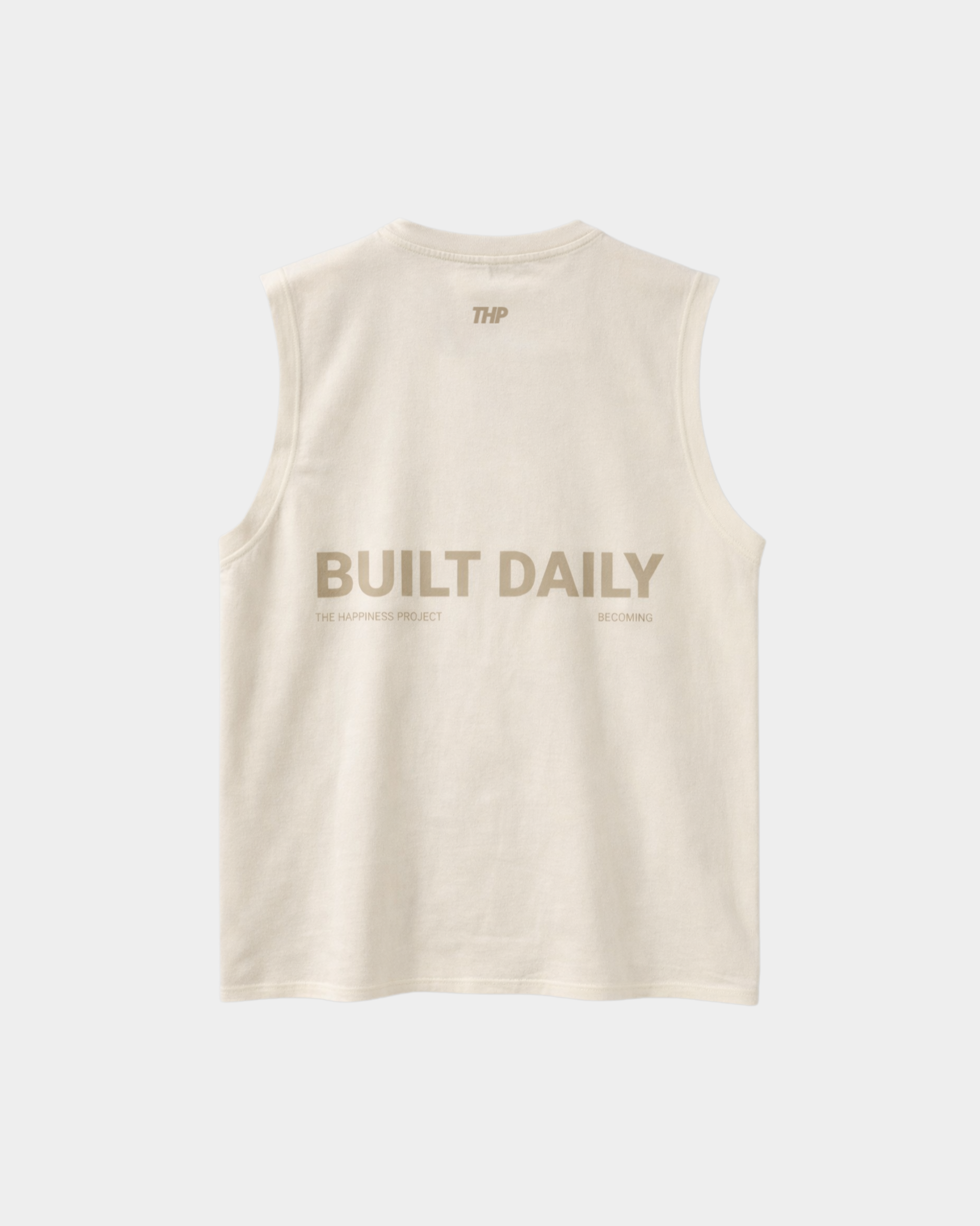 T-Shirt Tank Oversized Cold Flow THP Built Daily The Happiness Project