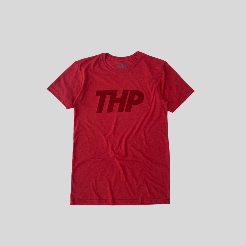 T-Shirt Basic THP Bold Rojo The Happiness Project
