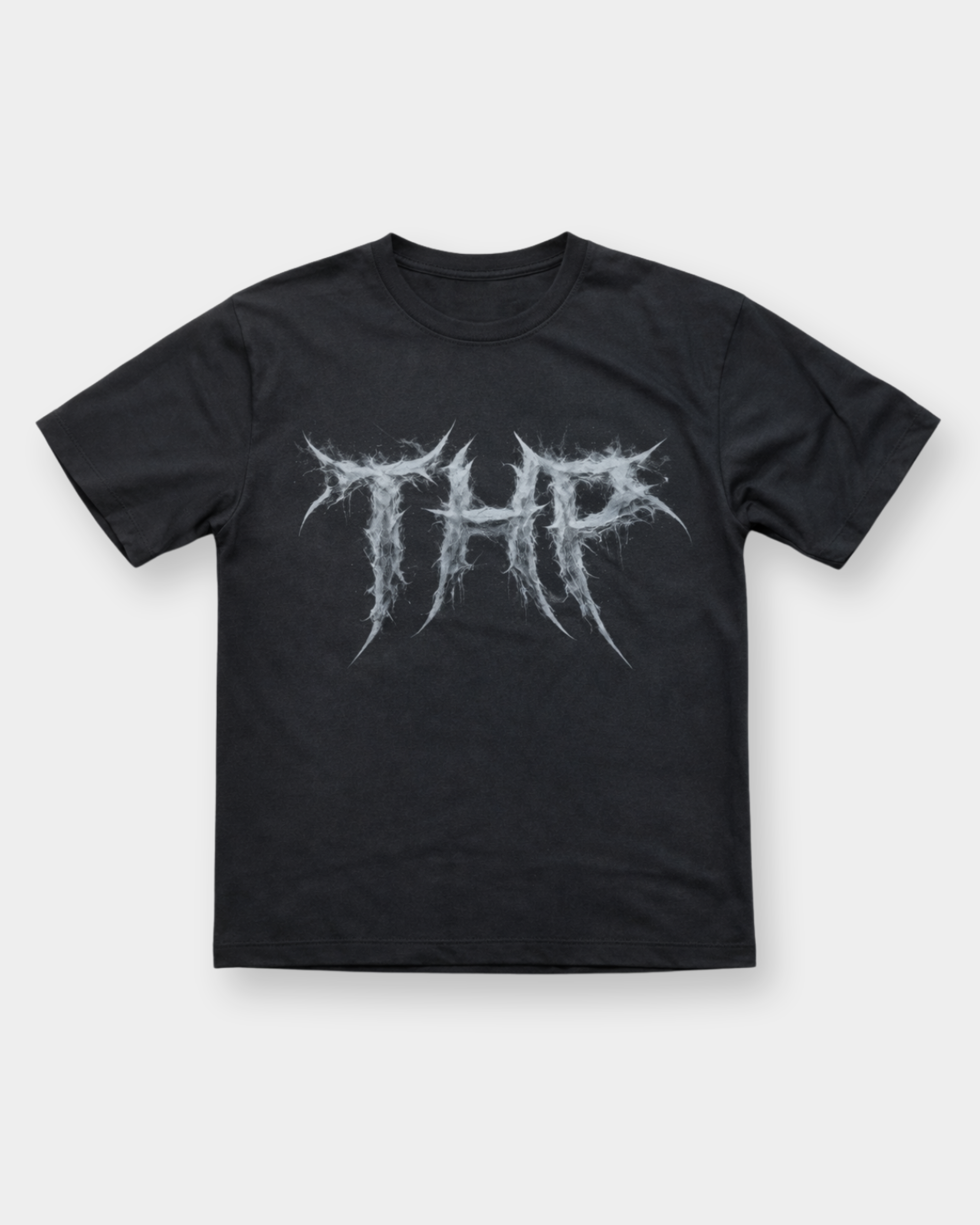 T-Shirt Basic Gótica THP Regular Negro The Happiness Project