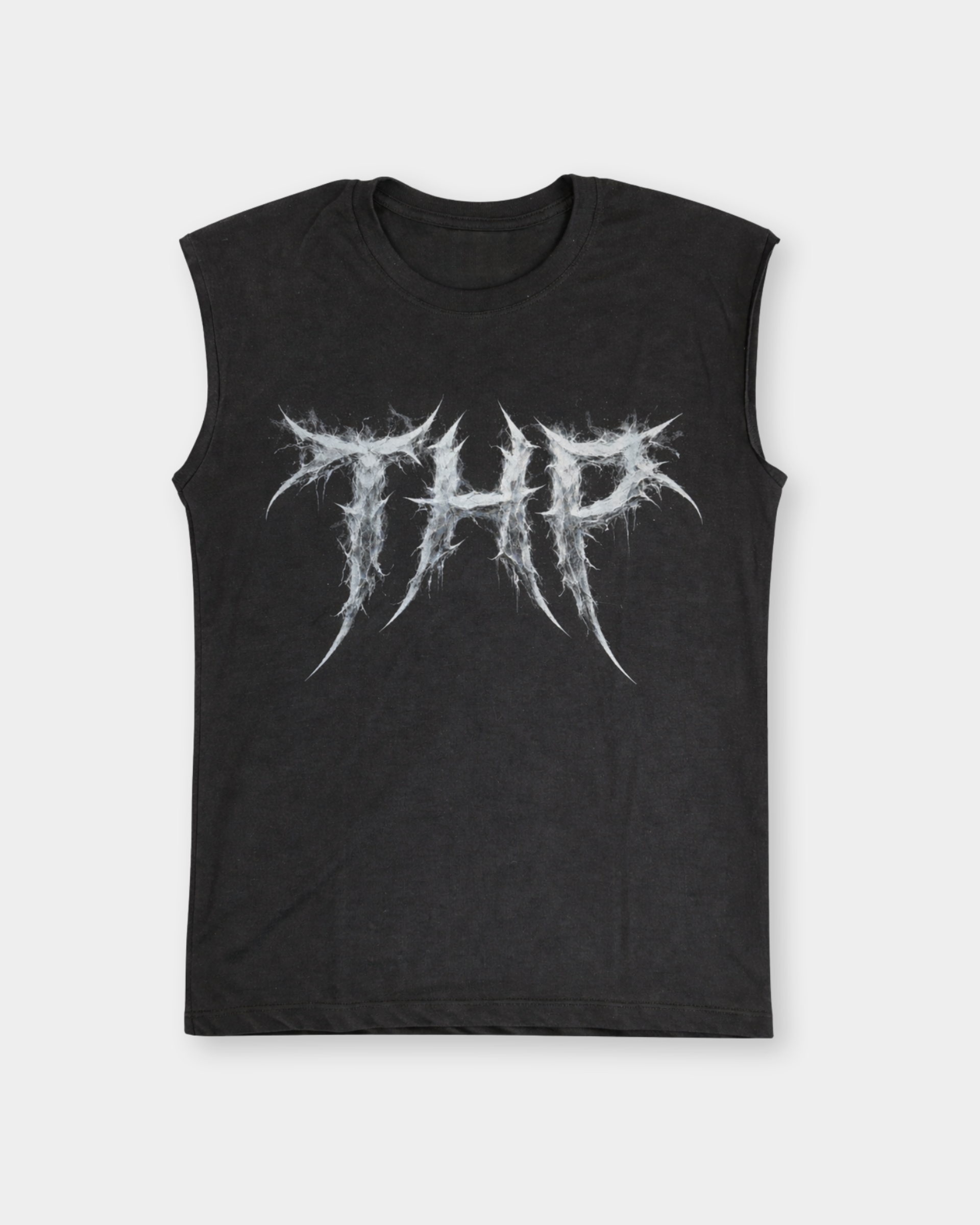 T-Shirt Basic Gótica THP Tank Negro The Happiness Project