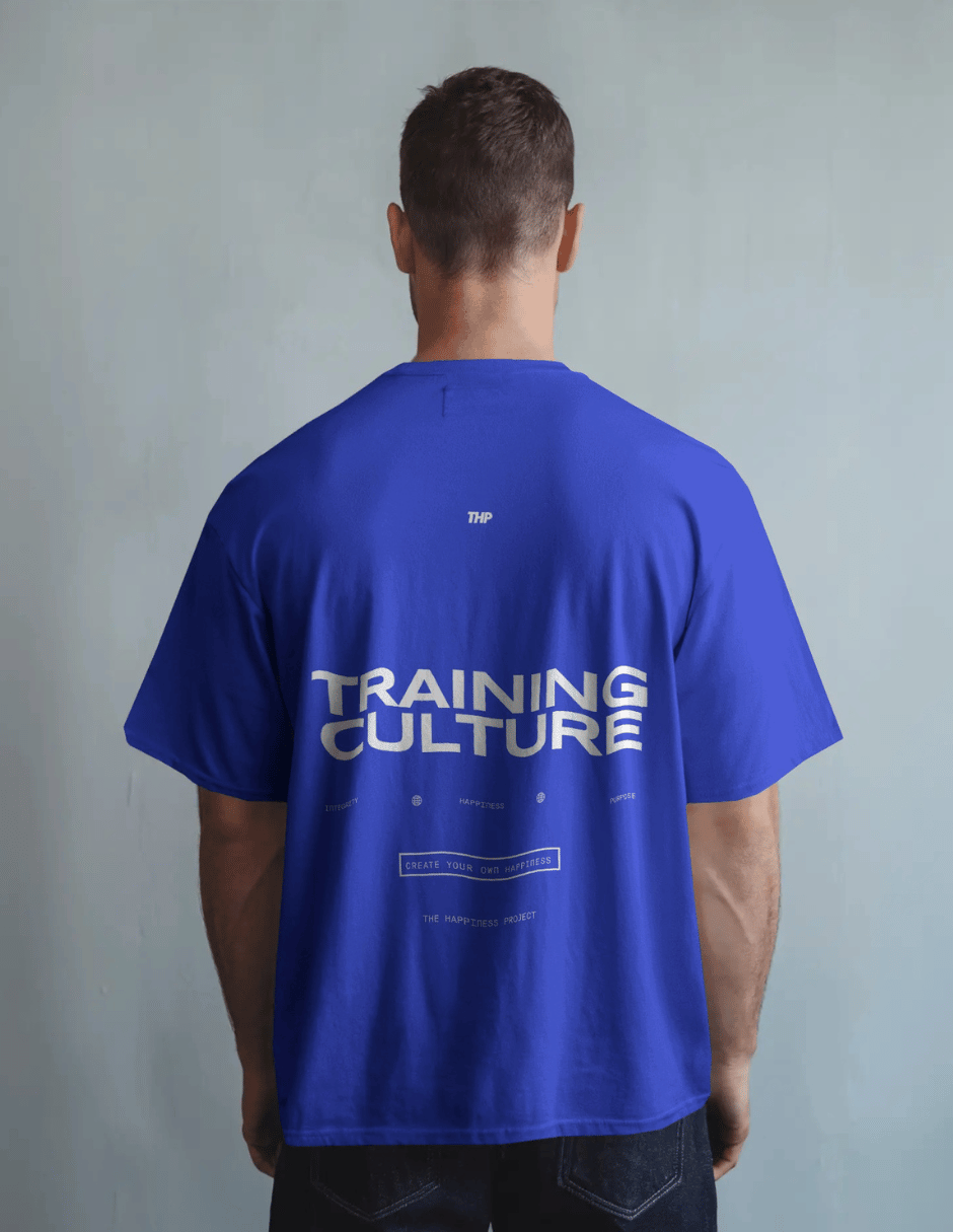 T-Shirt Oversized Stretchy THP Training Culture The Happiness Project