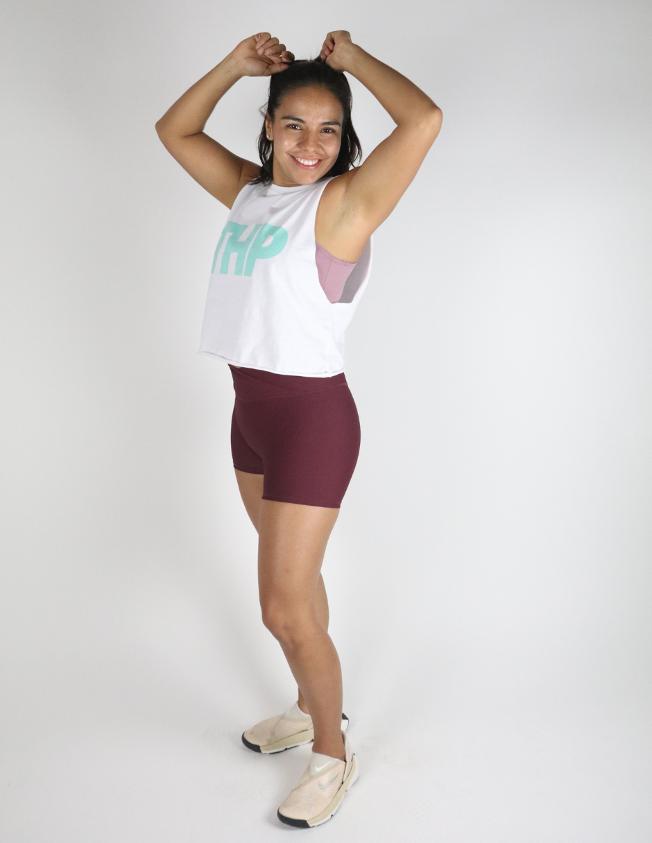 Shorts Crossed Peaches THP The Happiness Project