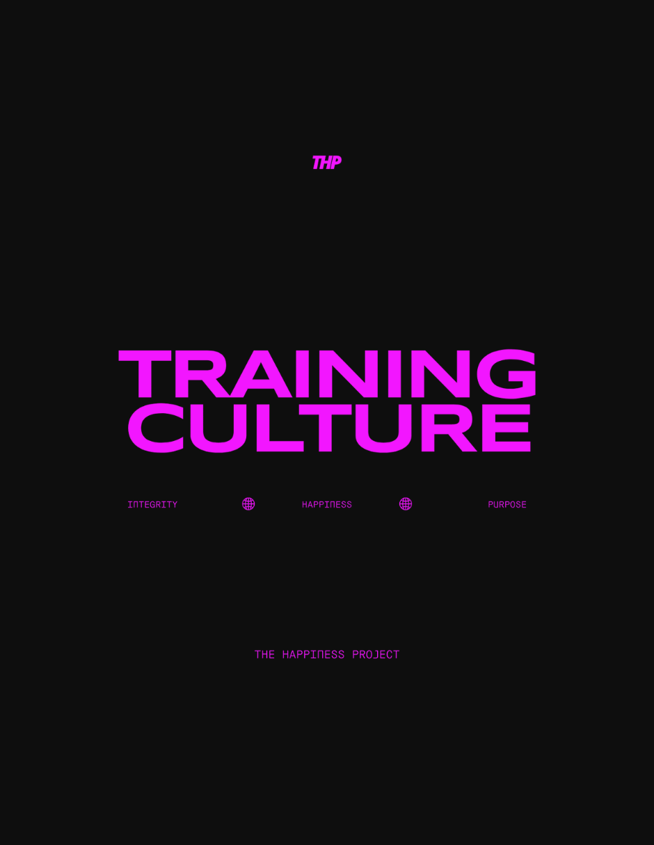 T-Shirt Oversized Stretchy THP Training Culture The Happiness Project