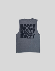 T-Shirt Basic Tank Happy X3