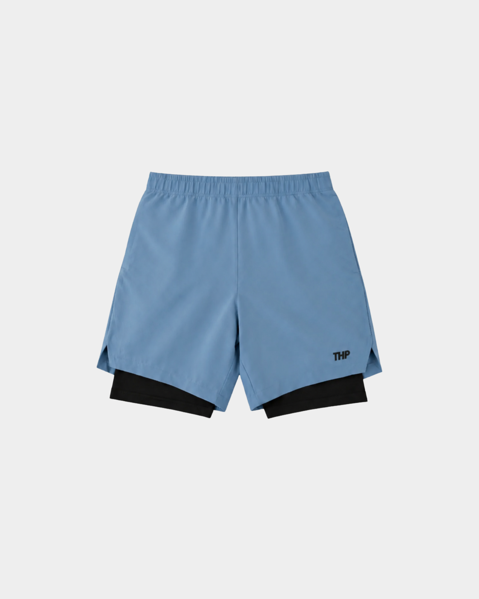 Power Daily Short con Lycra Azul con lycra negra The Happiness Project