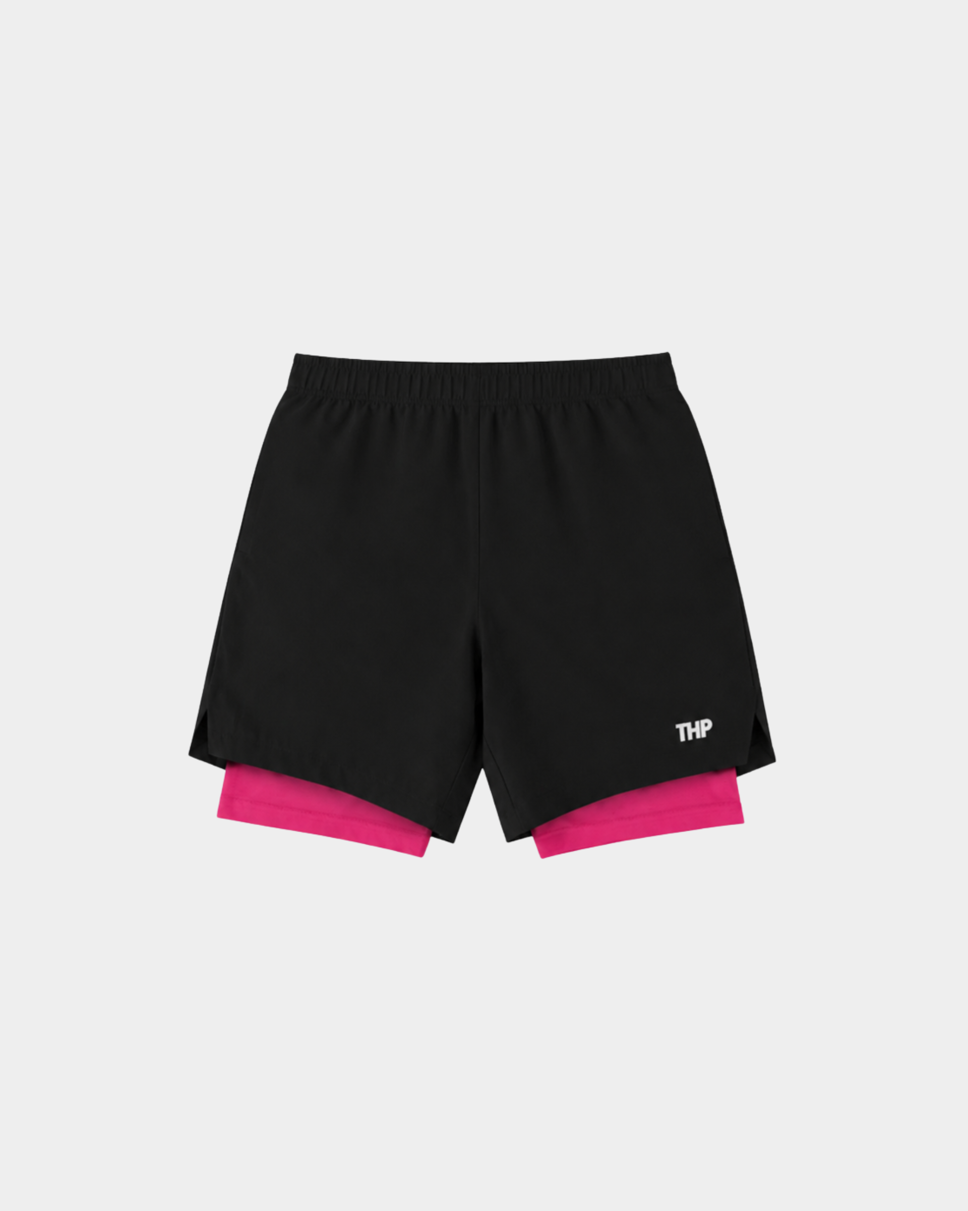 Power Daily Short con Lycra Negro con Lycra Fucsia The Happiness Project