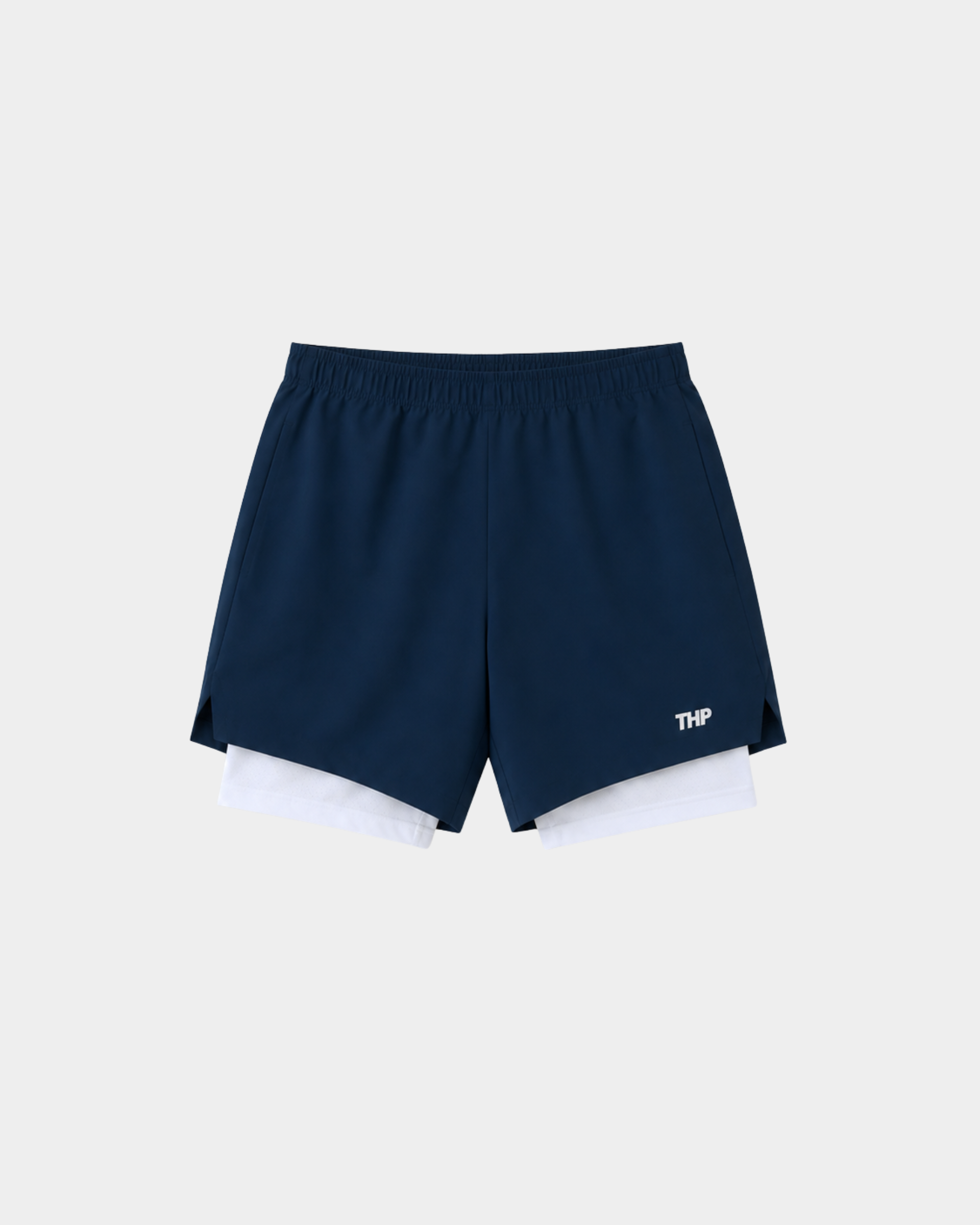 Power Daily Short con Lycra Azul Plumbago con Lycra Blanca The Happiness Project