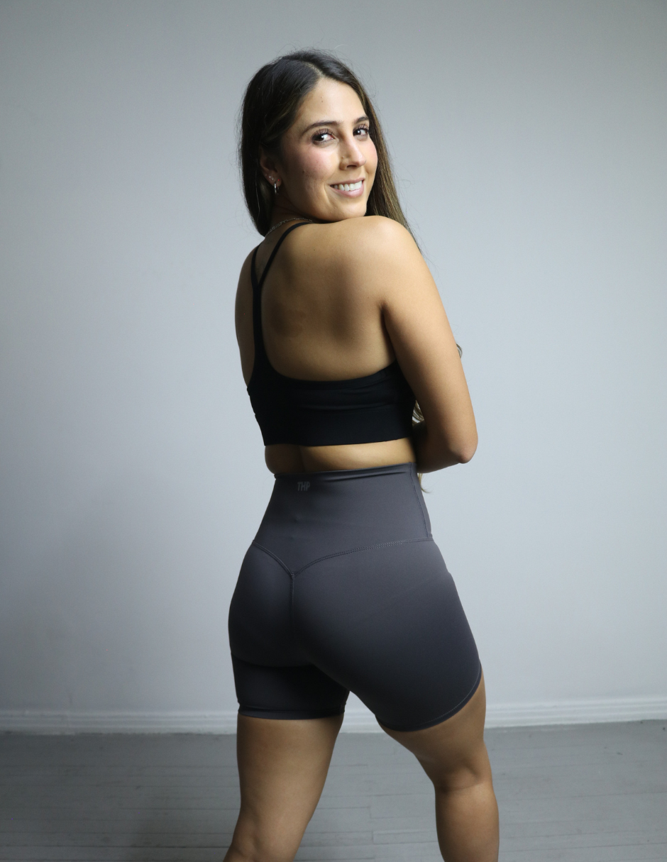 Shorts Bikers Stretch THP Oxford The Happiness Project