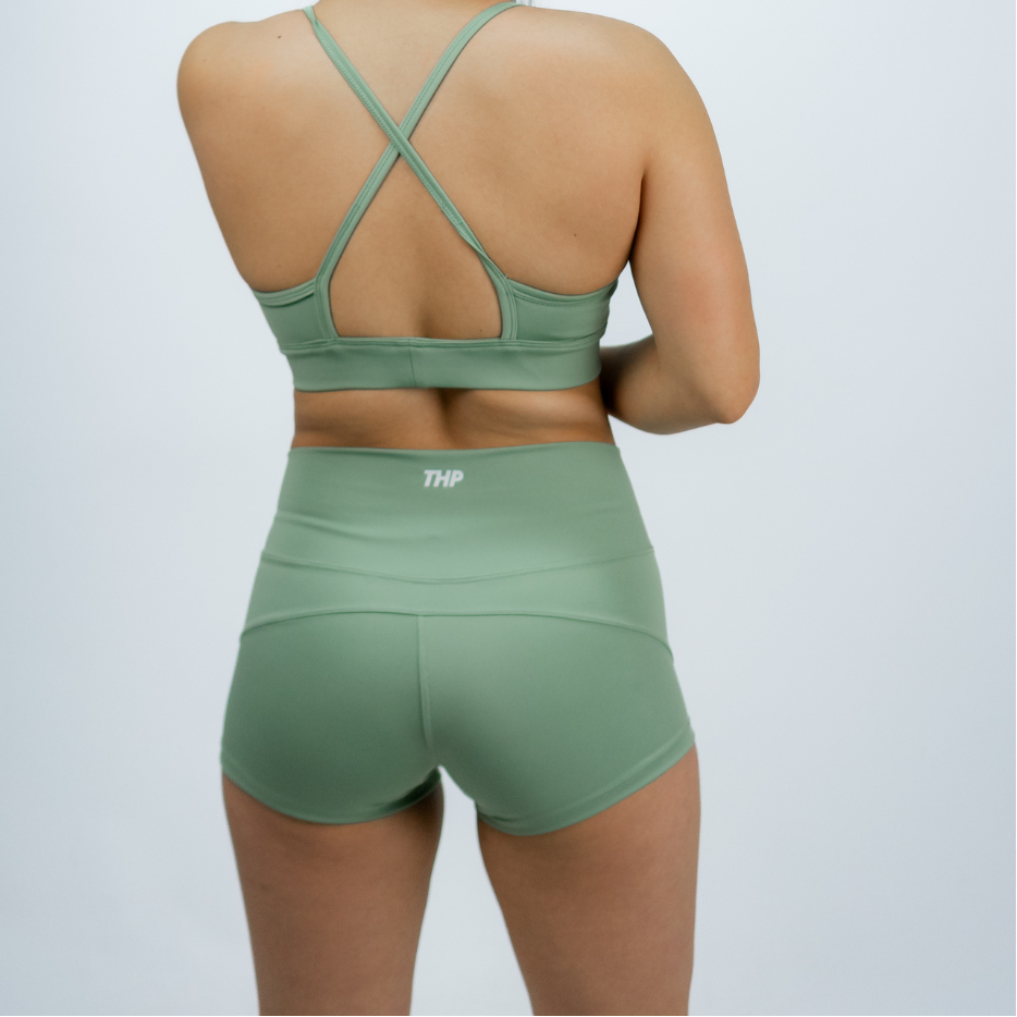 Shorts Power THP Mujer Verde The Happiness Project
