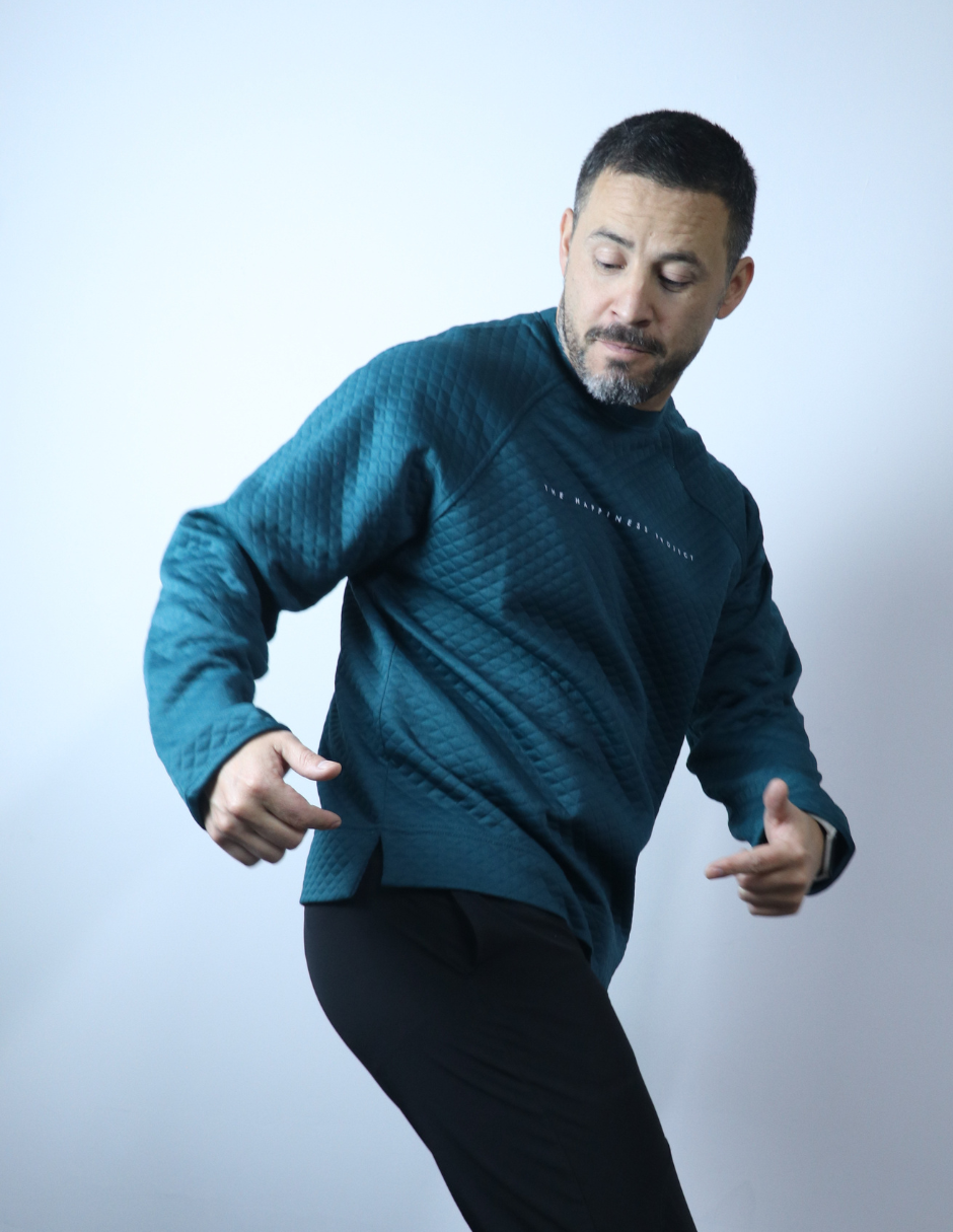 Sudadera Waffle THP 2.0 Forest Green The Happiness Project