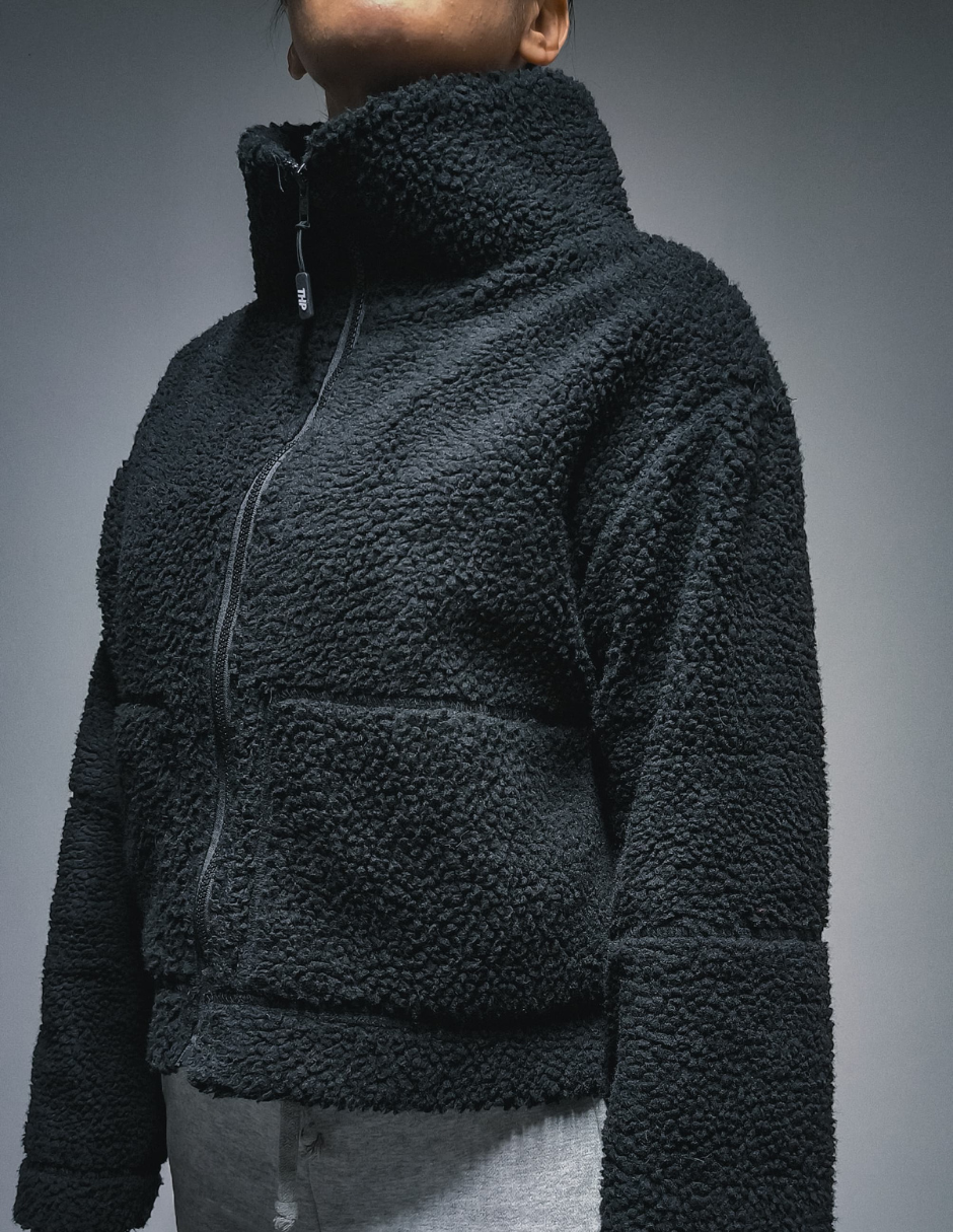 THP Crop Sherpa Winter Jacket