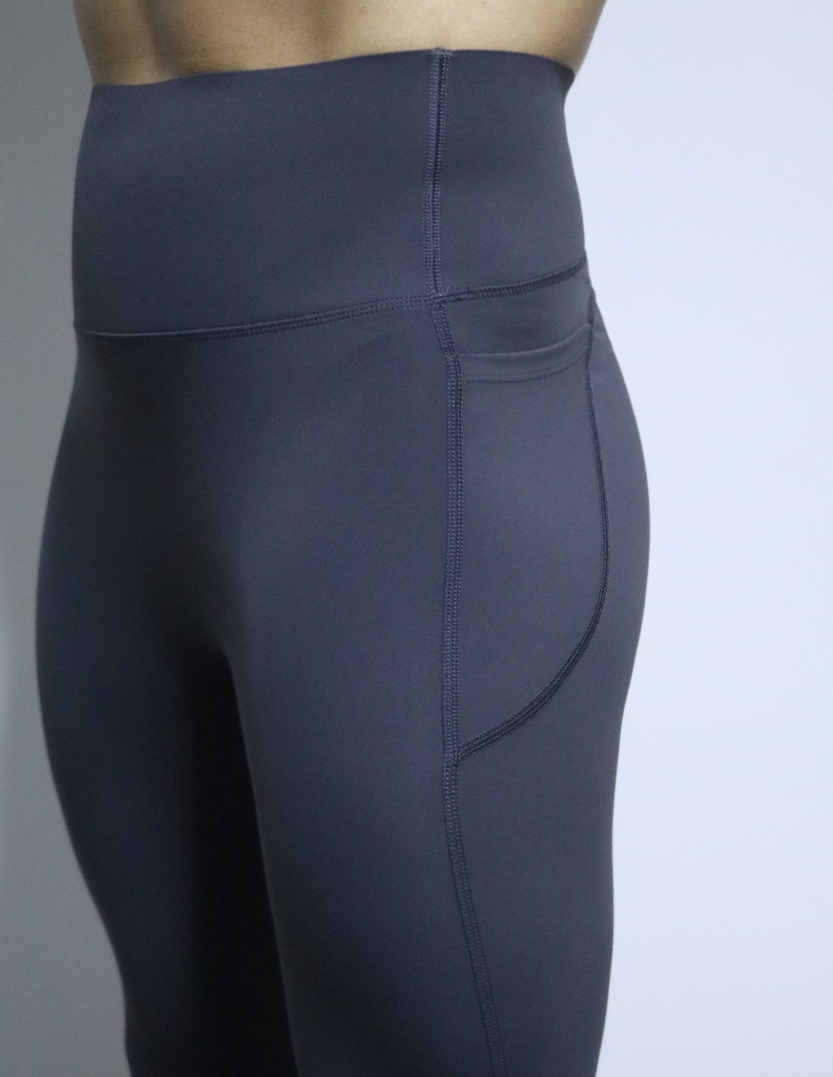 Leggings Core Pocket THP Gris The Happiness Project