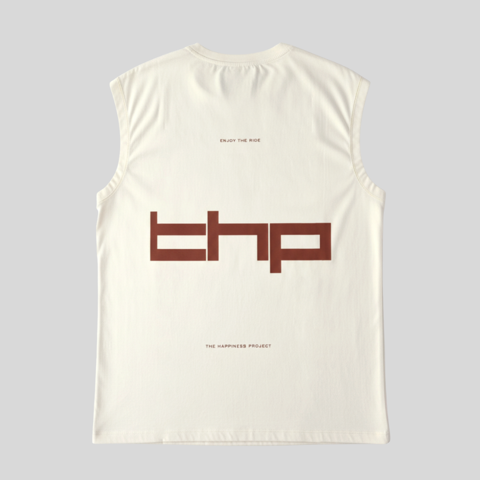 T-Shirt Cold Flow Tank Oversized THP Milk The Happiness Project