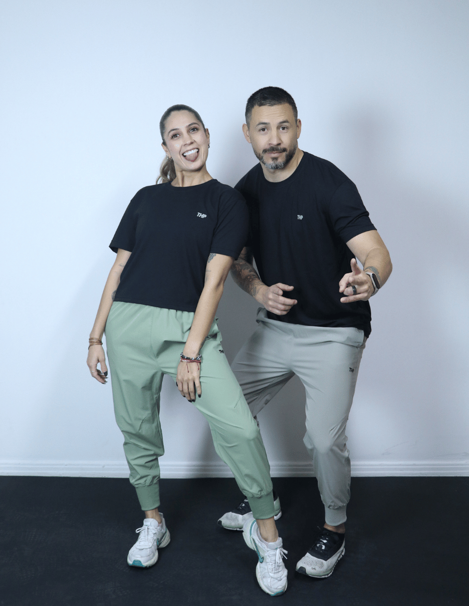 Joggers Light Motion THP Gris The Happiness Project