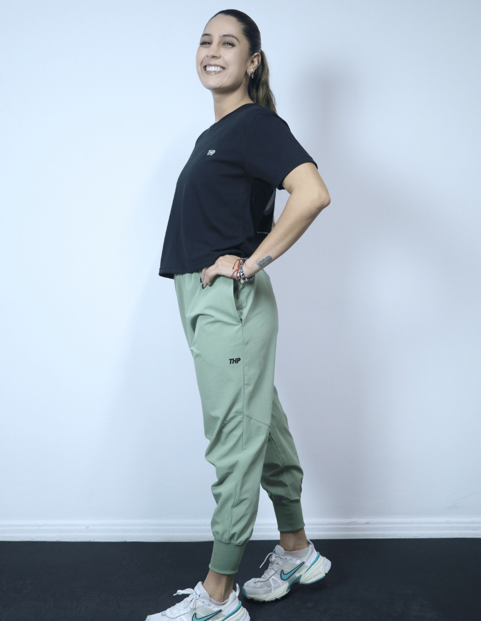 Joggers Light Motion THP Verde The Happiness Project