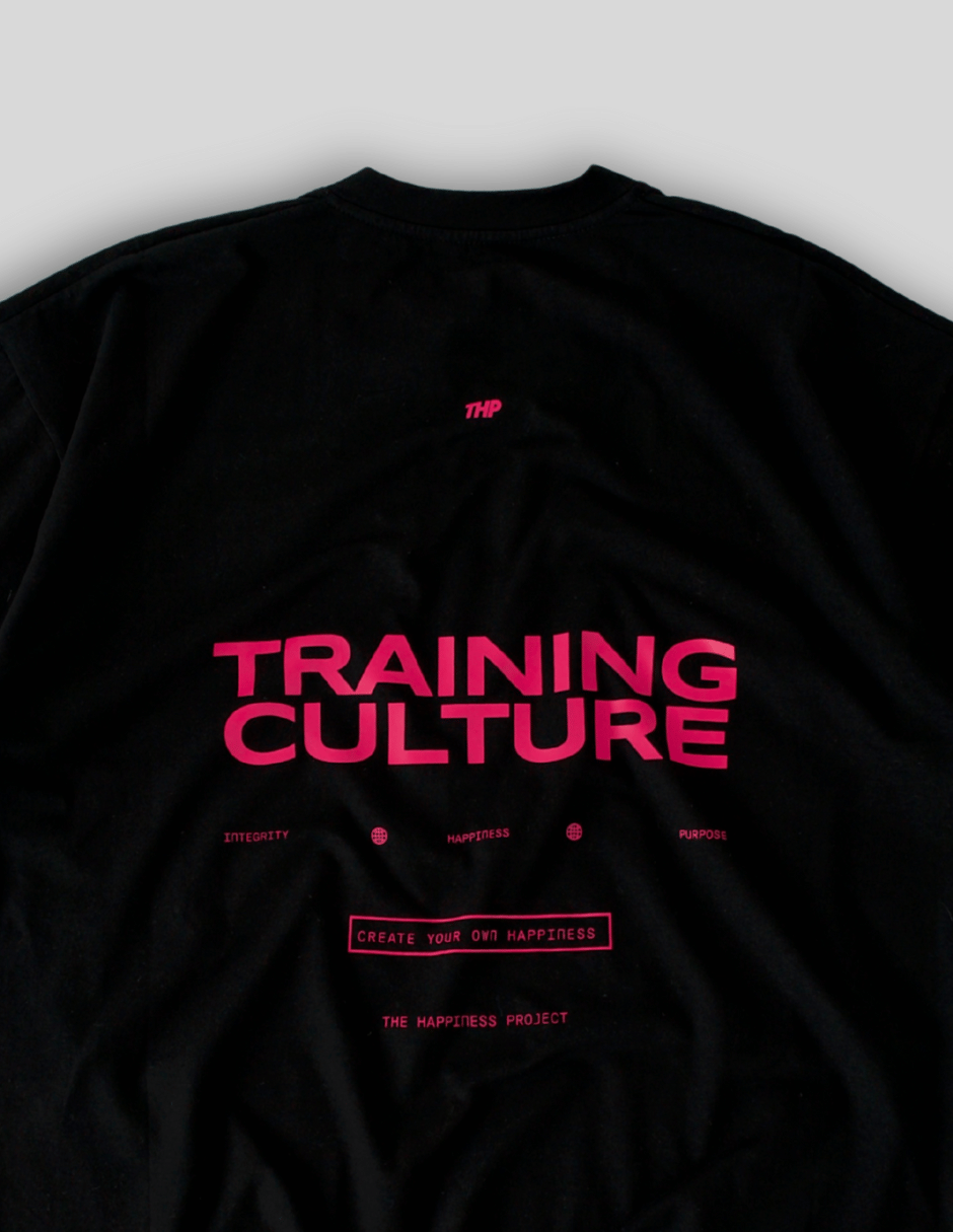 T-Shirt Oversized Stretchy THP Training Culture The Happiness Project