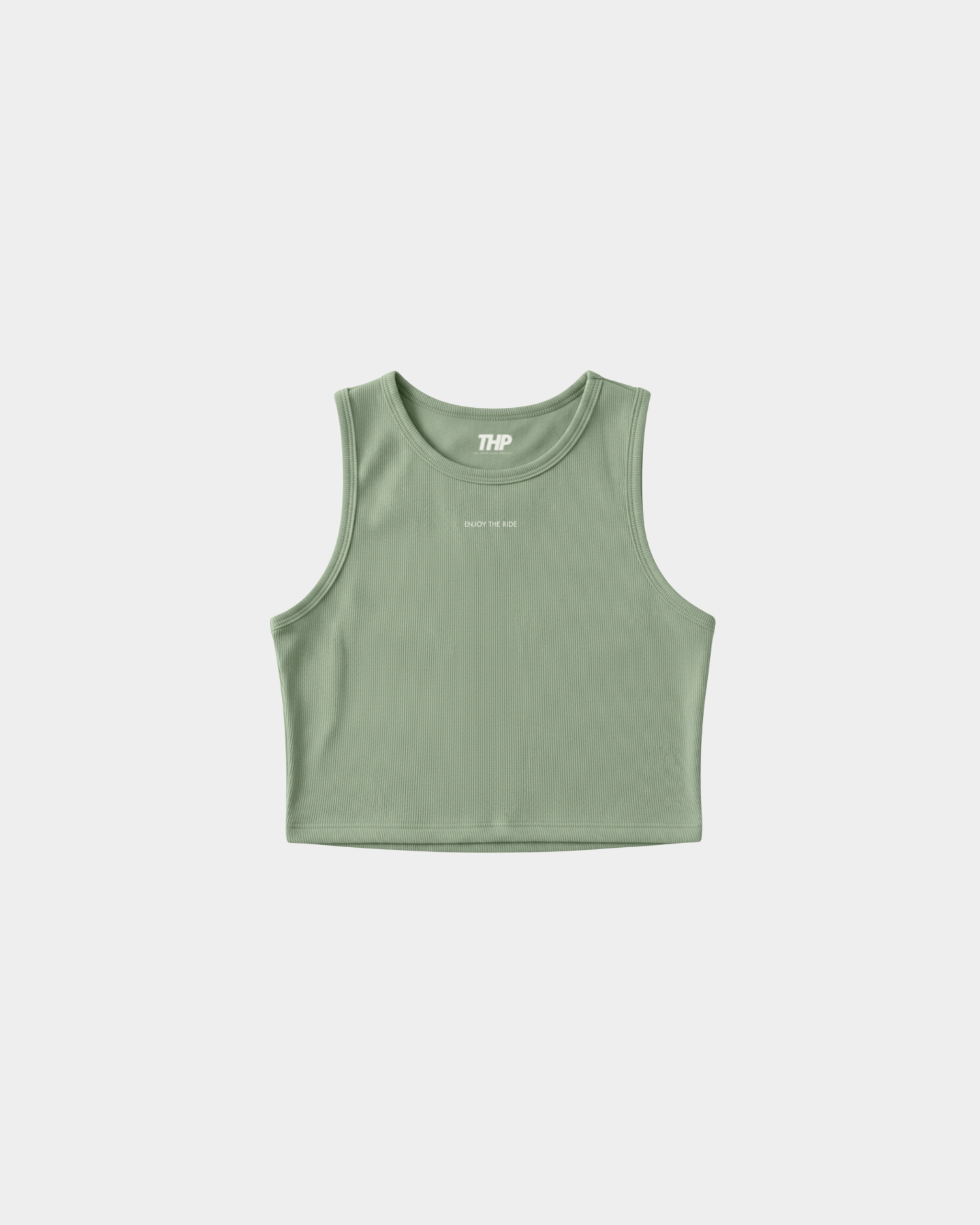 Tank Crop THP– Here & Now Edition Verde Militar The Happiness Project