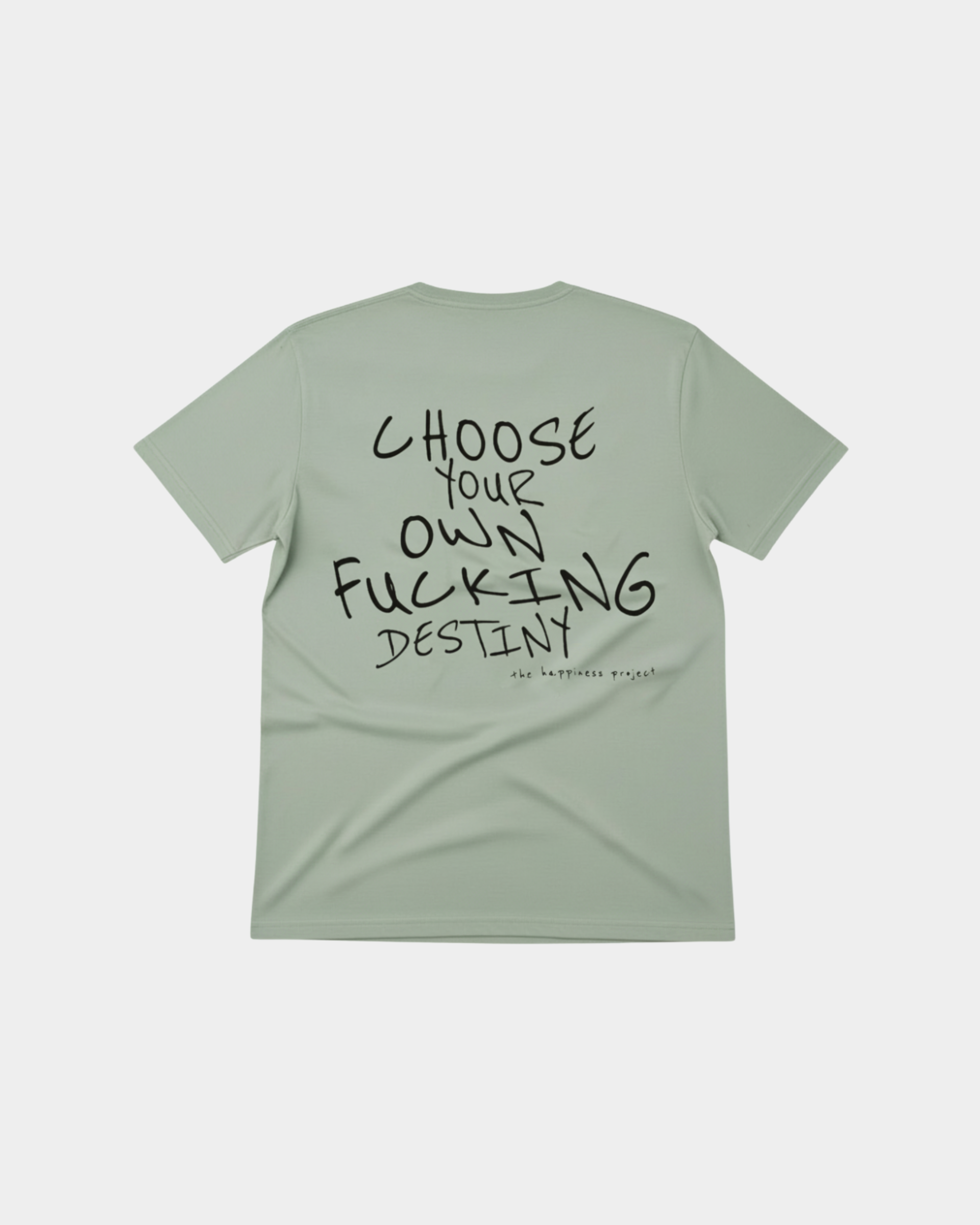 T-Shirt Basic THP Choose Your Destiny Regular Verde The Happiness Project