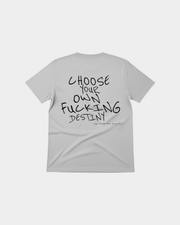T-Shirt Basic THP Choose Your Destiny Regular Gris Perla The Happiness Project