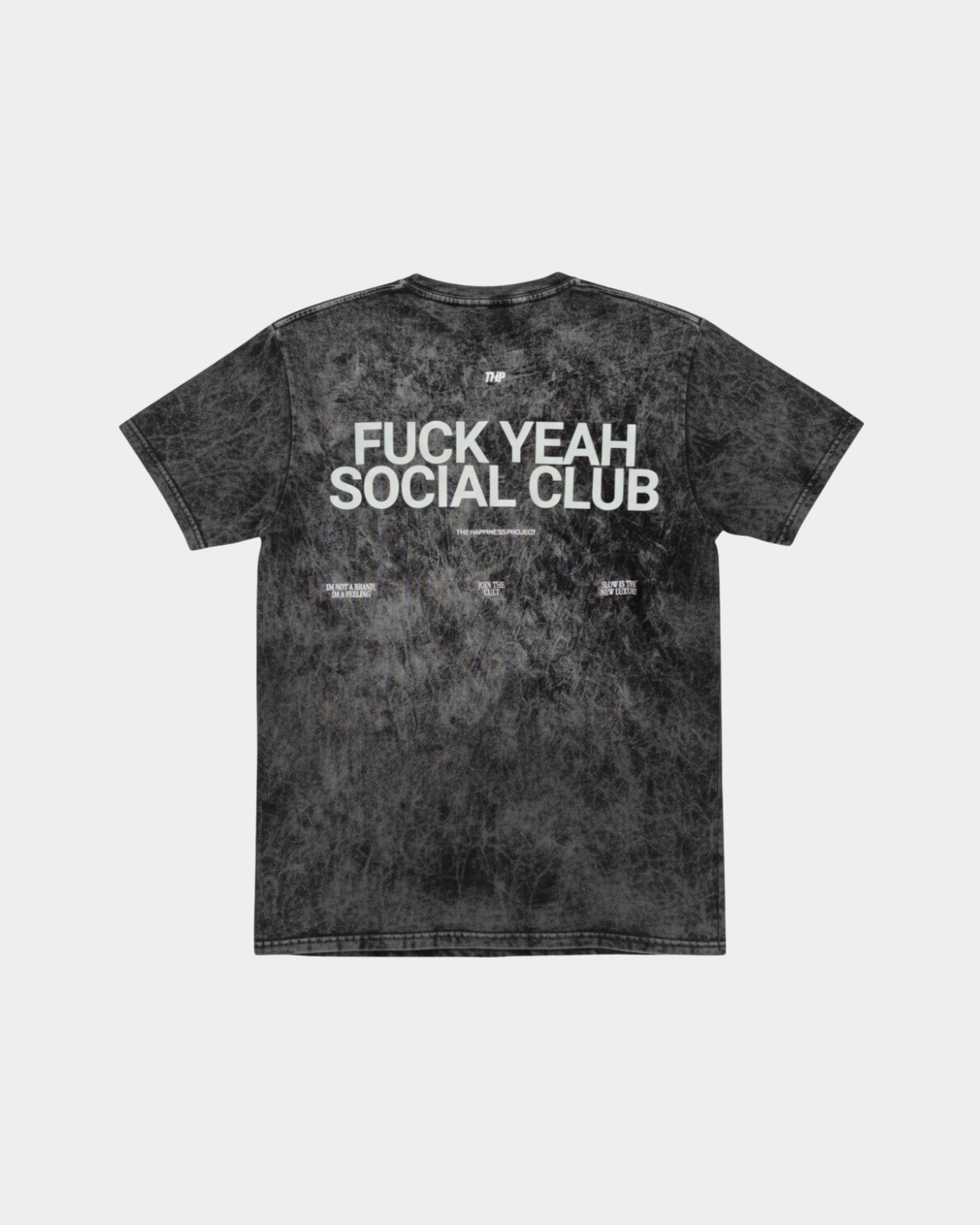 T-Shirt Fuck Yeah Mineral THP Regular Gris The Happiness Project