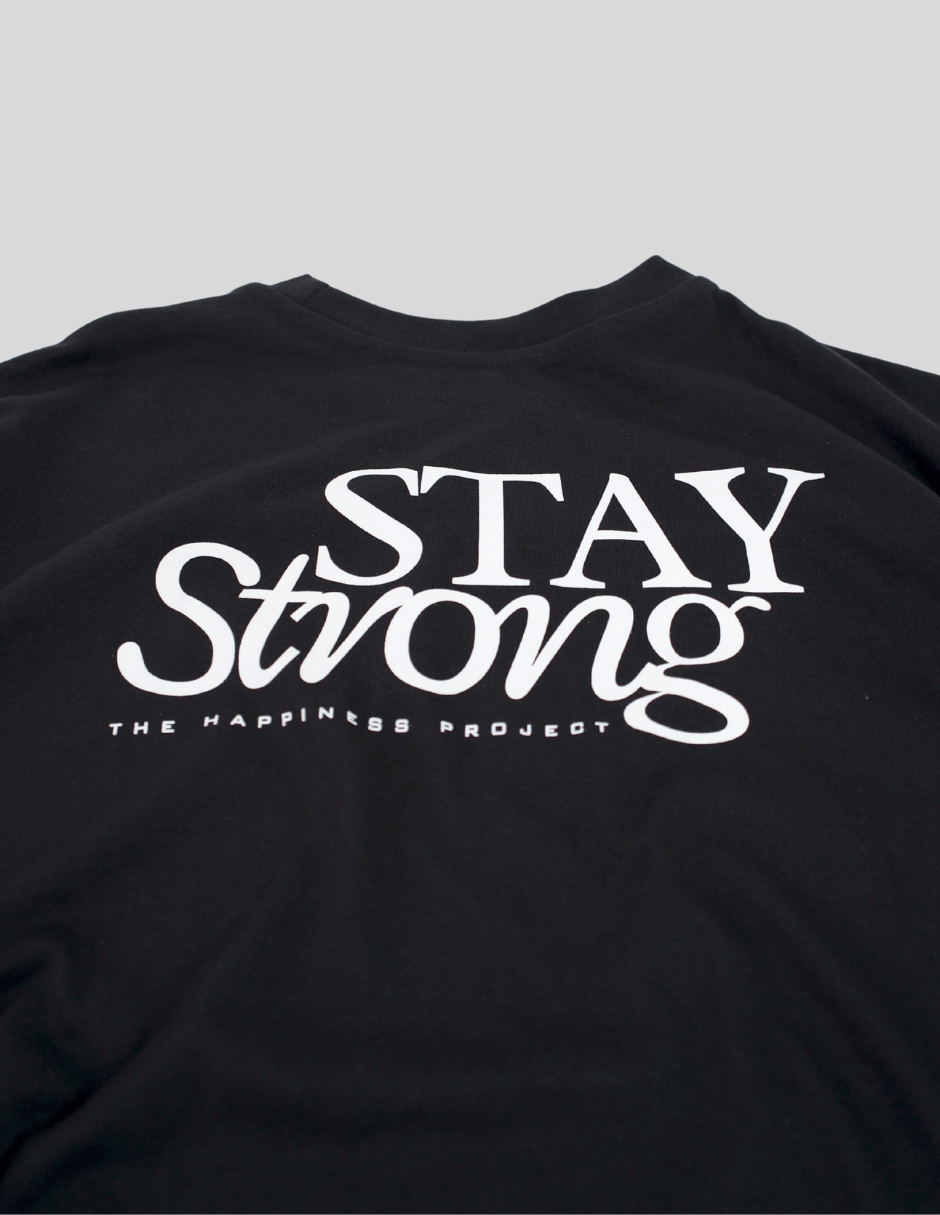 T-Shirt Oversized THP "Stay Strong" The Happiness Project