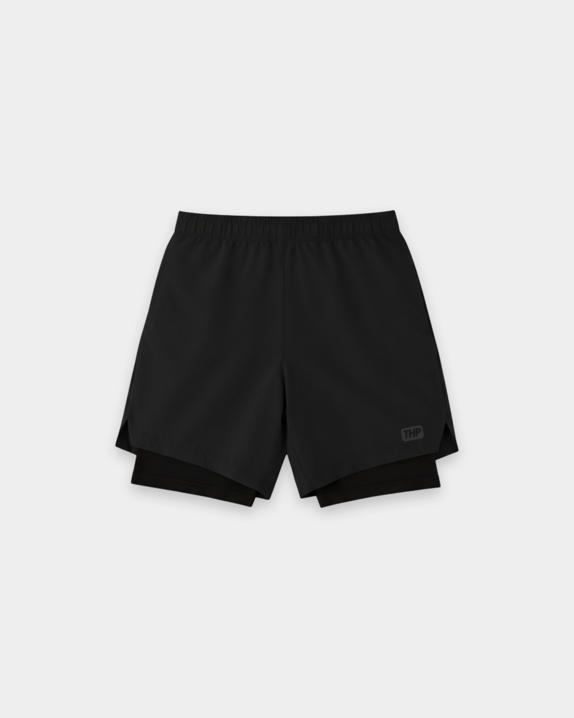 Power Daily Short con Lycra Negro con lycra Negra The Happiness Project