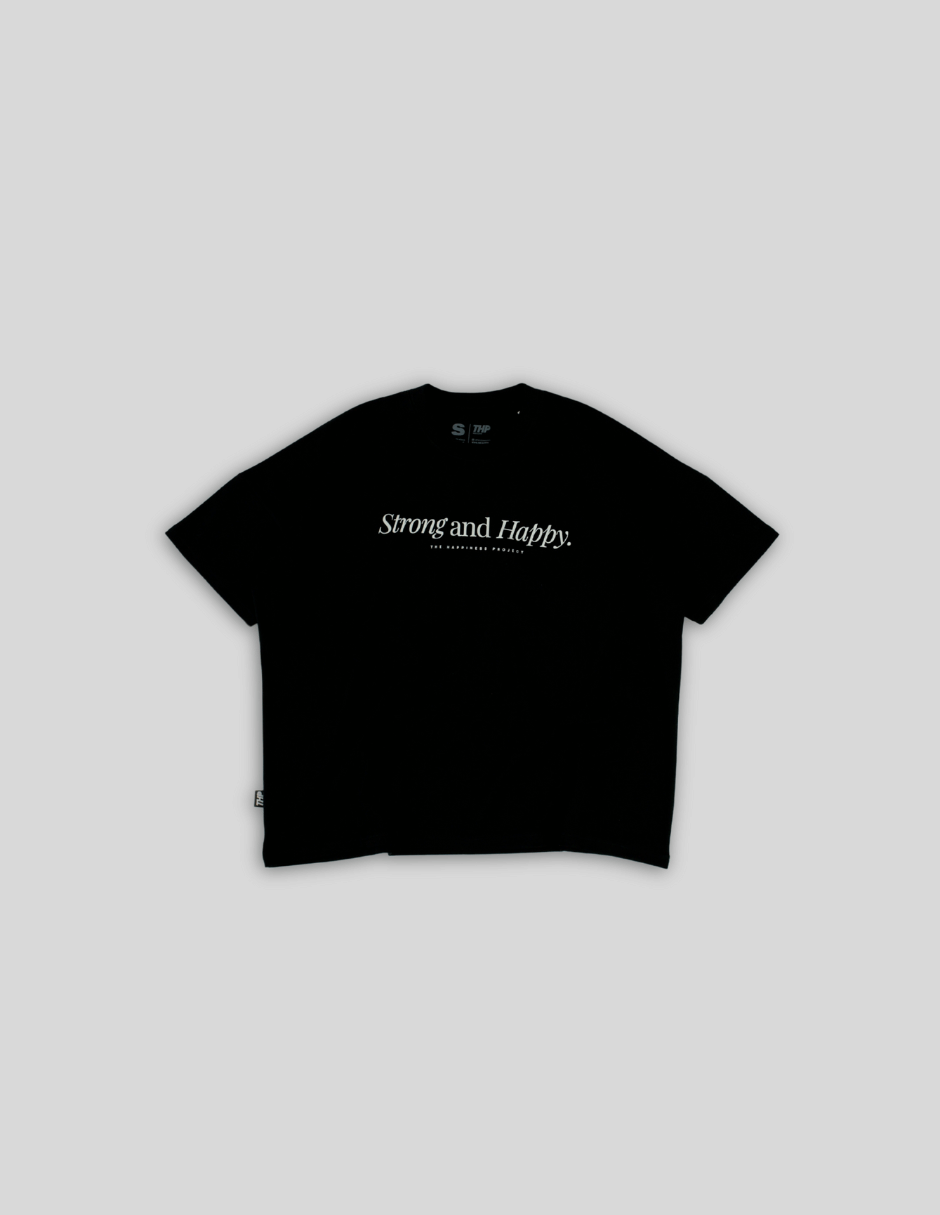 T-shirt Boxy fit THP Strong & Happy