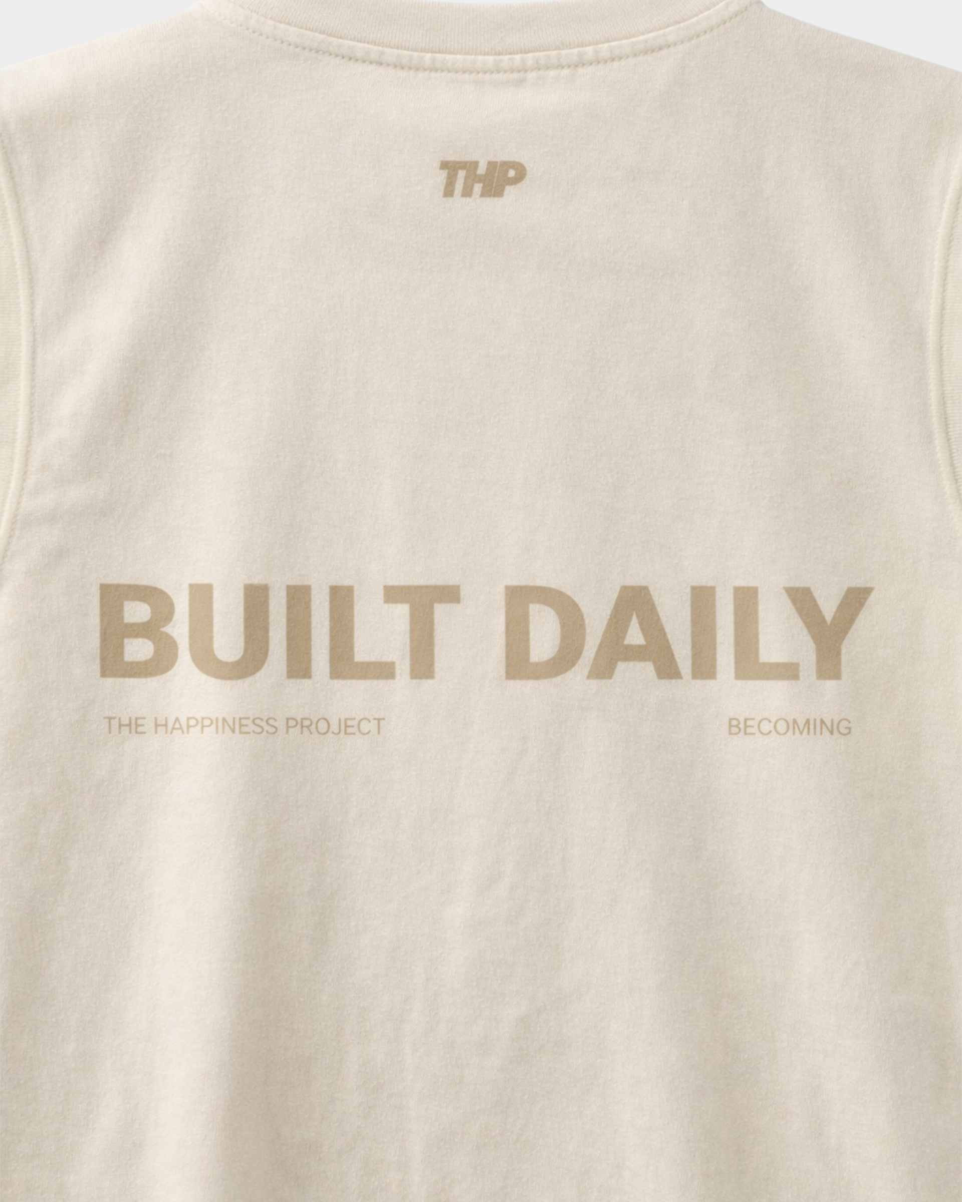 T-Shirt Tank Oversized Cold Flow THP Built Daily The Happiness Project