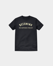 T-Shirt Basic THP Becoming Edition Negro The Happiness Project