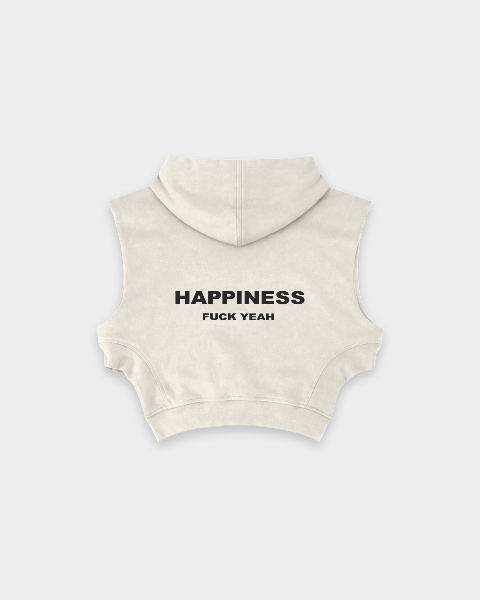 Hooded Gilet THP Women Latte The Happiness Project