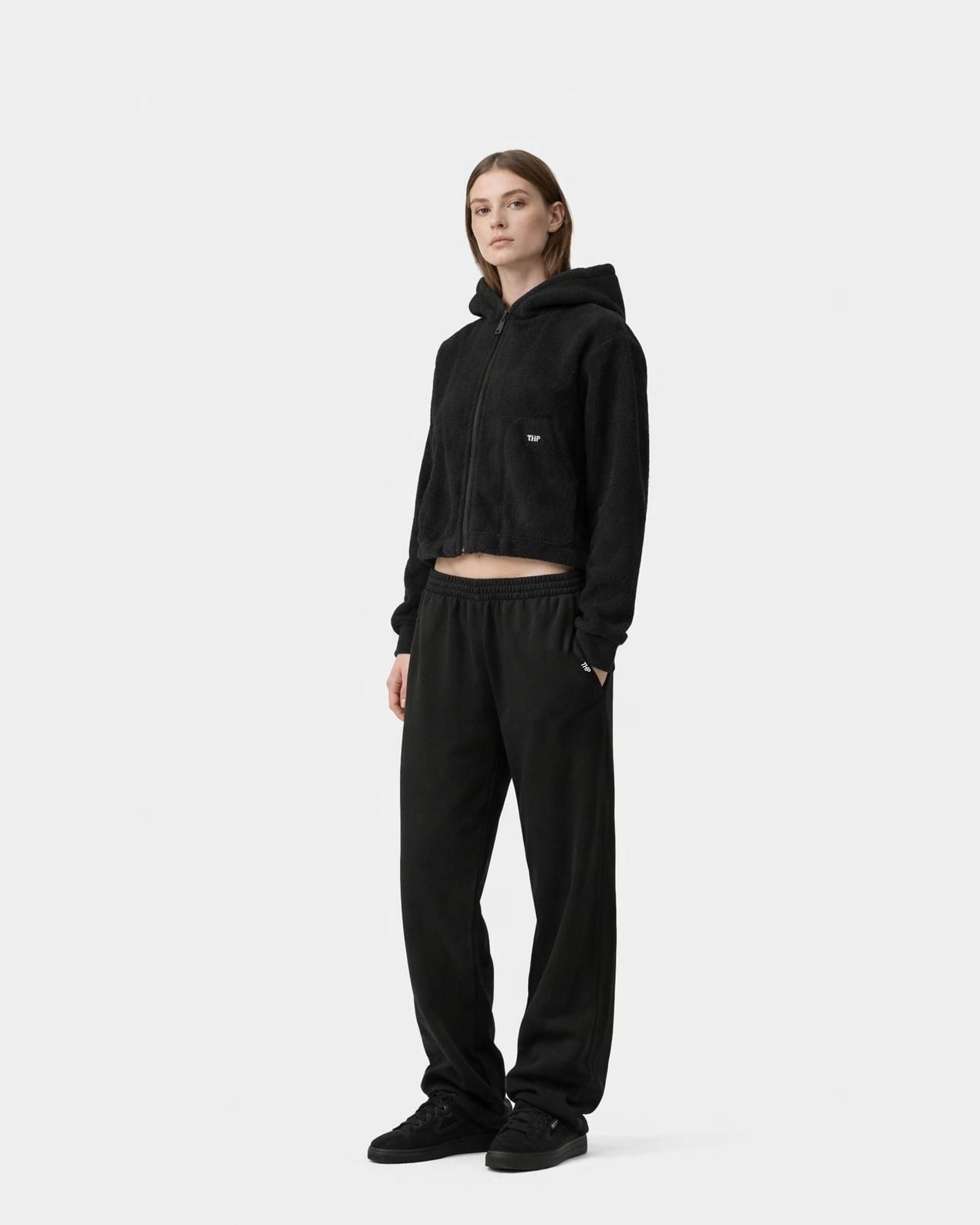 THP Crop Sherpa Light Jacket The Happiness Project