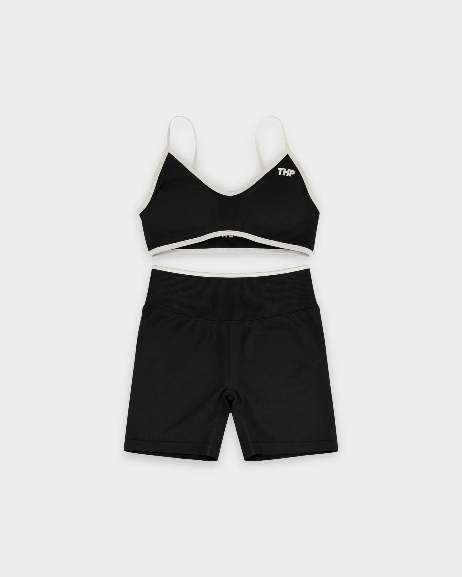 THP Studio Set Top & Shorts Negro The Happiness Project