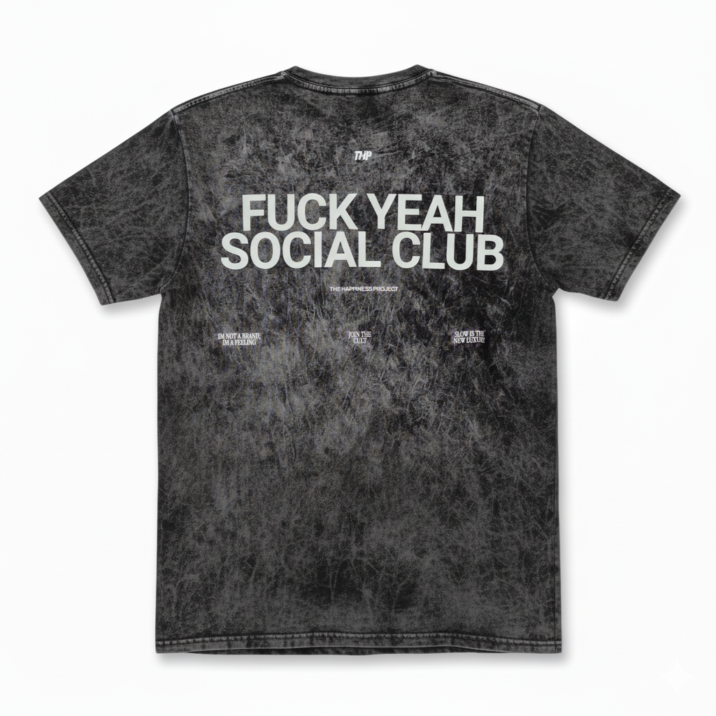 T-Shirt Fuck Yeah Mineral THP The Happiness Project