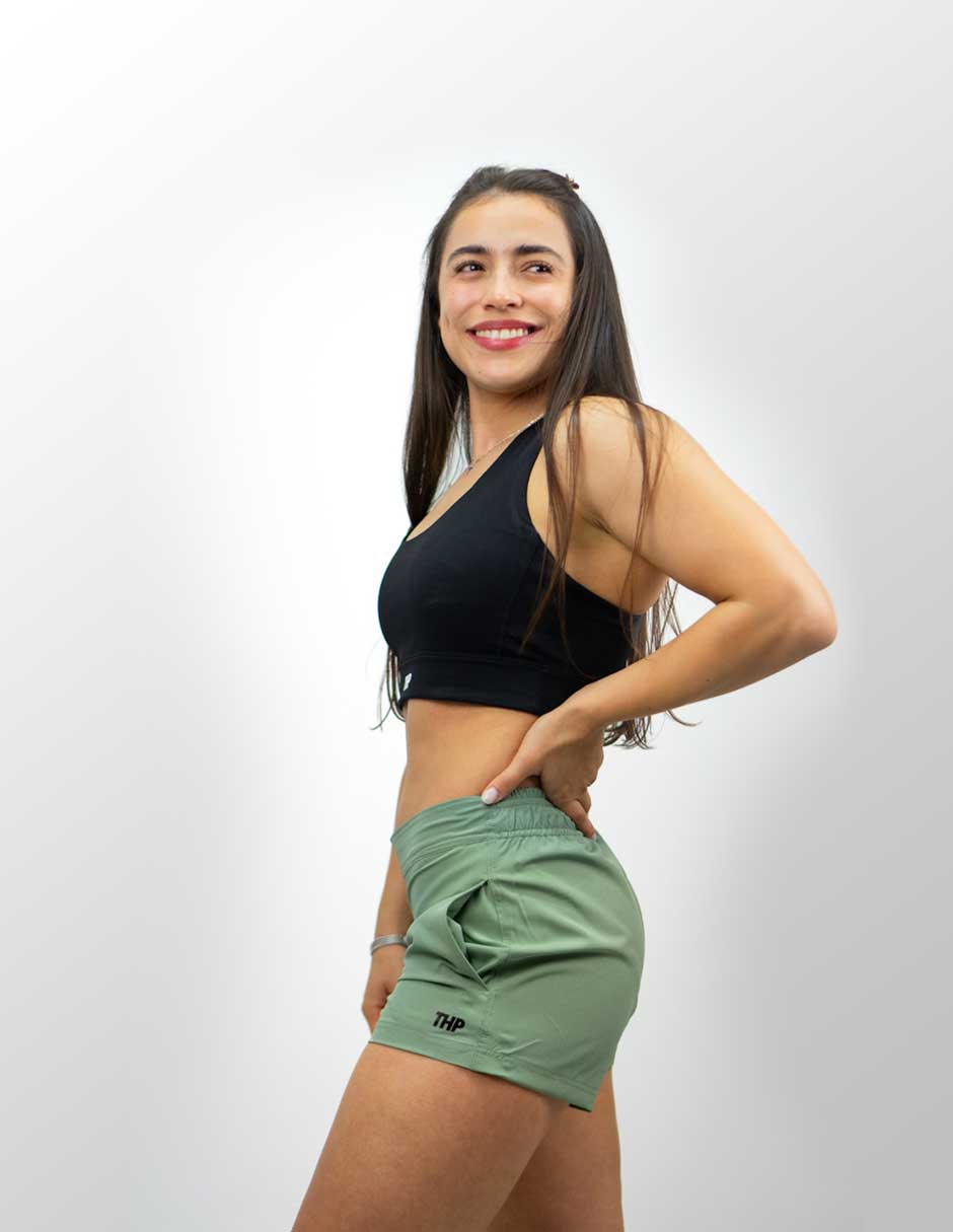 Top Libre Soy THP Sports Bra Negro The Happiness Project