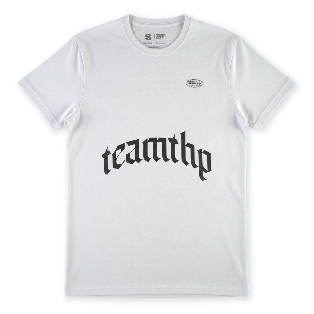 Team THP Basic T-Shirt – Edición Limitada Blanco The Happiness Project